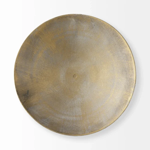 Gold Metal Round Centerpiece Bowl - Image 5