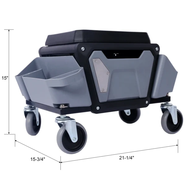 Mechanic Stool with Rolling Wheels - Image 6