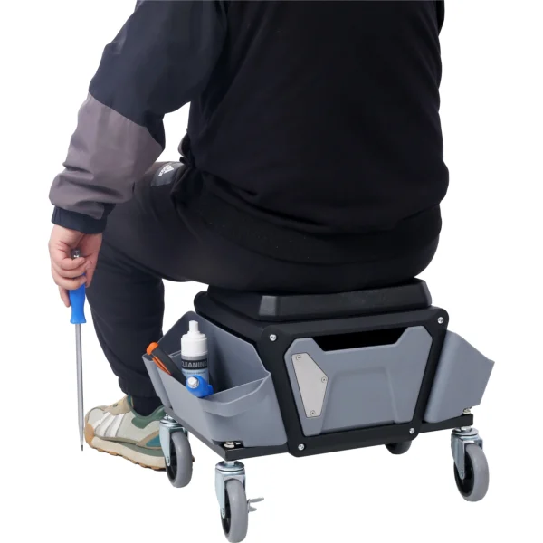 Mechanic Stool with Rolling Wheels - Image 3