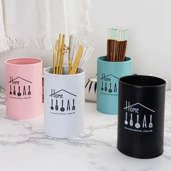 Stainless Steel Utensil Holder Stand - Image 2