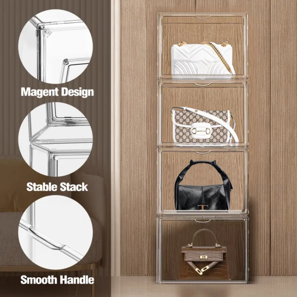 Acrylic Shoe Storage Box - Image 2
