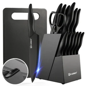 15+1 Pieces Professional Kitchen Knife Set