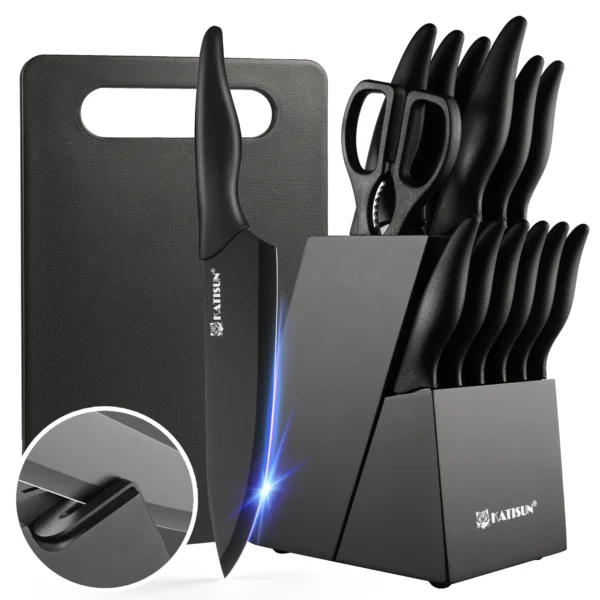 15+1 Pieces Professional Kitchen Knife Set