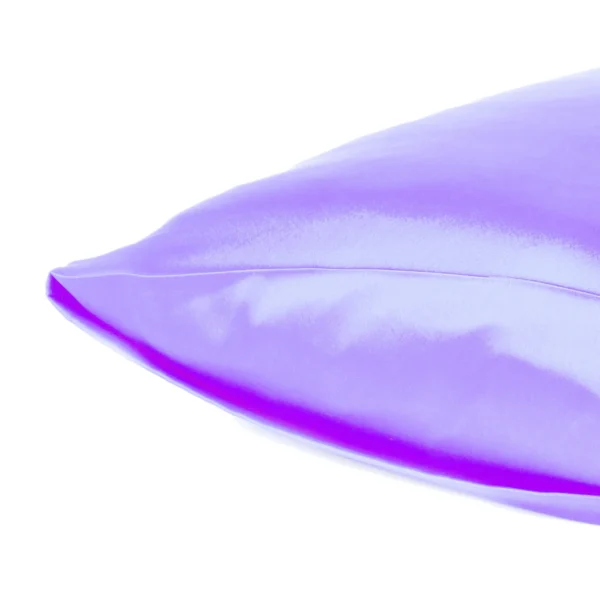 Purple Dreamy Set Of 2 Silky Satin Queen Pillowcases - Image 5