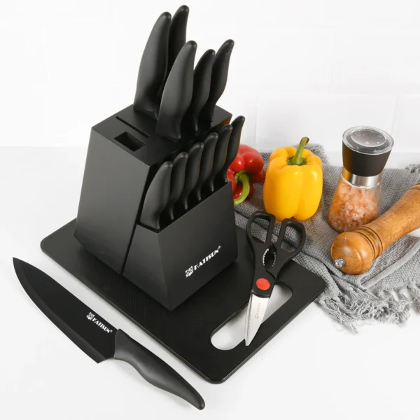 15+1 Pieces Professional Kitchen Knife Set - Image 6