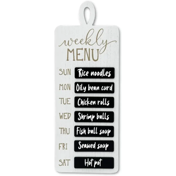 Weekly Menu Board