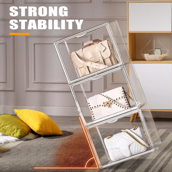 Acrylic Shoe Storage Box - Image 6