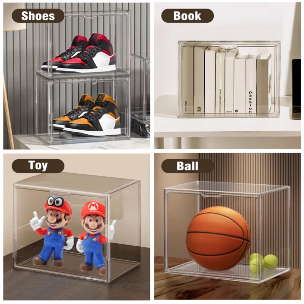 Acrylic Shoe Storage Box - Image 5